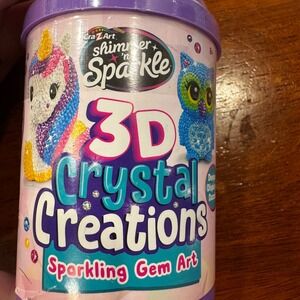 Cra-Z-Art Shimmer n Sparkle 3D Crystal Creations Sparkling Gem Art DIY Kit NEW